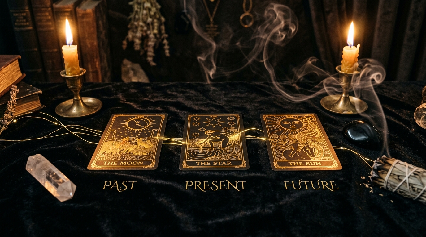 Cómo interpretar una tirada de tres cartas: La elegancia de la simplicidad